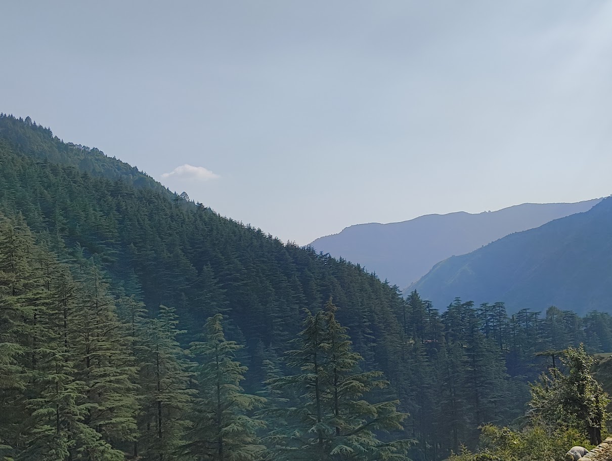 Mountain valley in the Himalayas